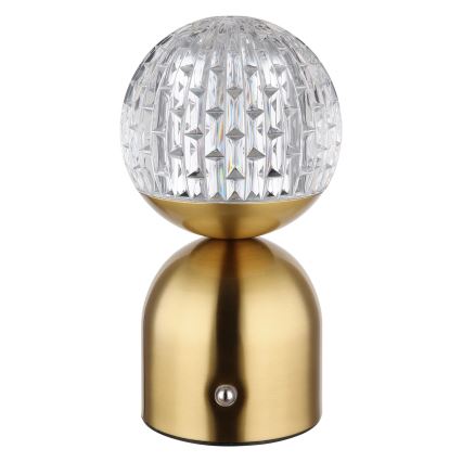 Globo - LED Prigušiva stona lampa na dodir LED/2,5W/3,7V 2700/4000/6500K 1800 mAh USB mesing
