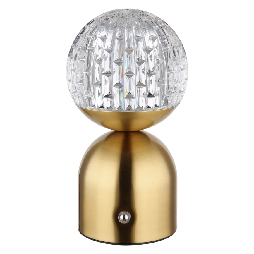 Globo - LED Prigušiva stona lampa na dodir LED/2,5W/3,7V 2700/4000/6500K 1800 mAh USB mesing