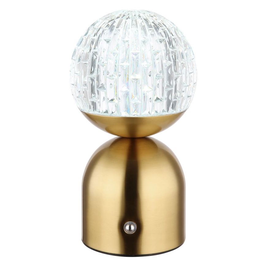 Globo - LED Prigušiva stona lampa na dodir LED/2,5W/3,7V 2700/4000/6500K 1800 mAh USB mesing