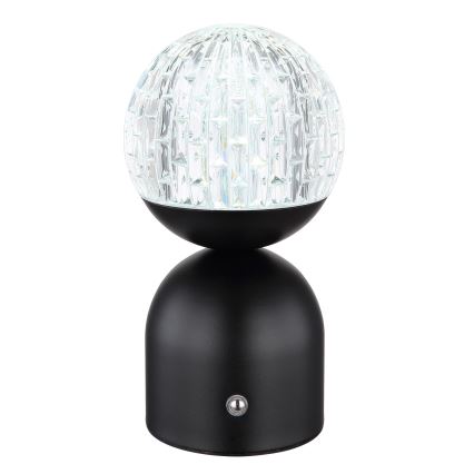Globo - LED Prigušiva stona lampa na dodir LED/2,5W/3,7V 2700/4000/6500K 1800 mAh USB crno
