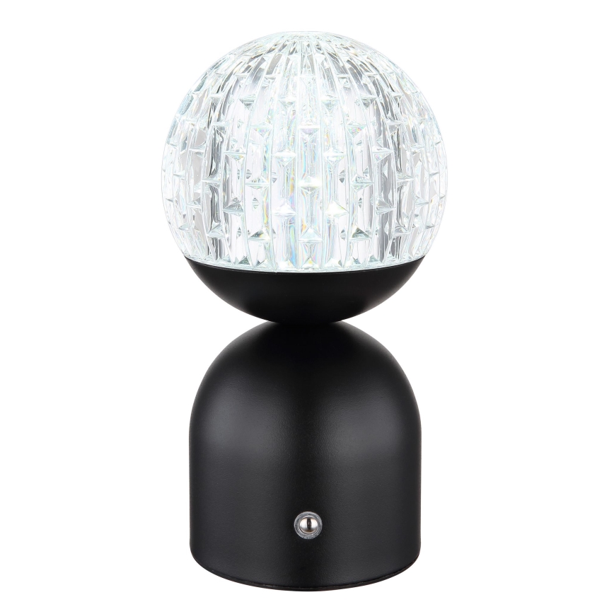 Globo - LED Prigušiva stona lampa na dodir LED/2,5W/3,7V 2700/4000/6500K 1800 mAh USB crno