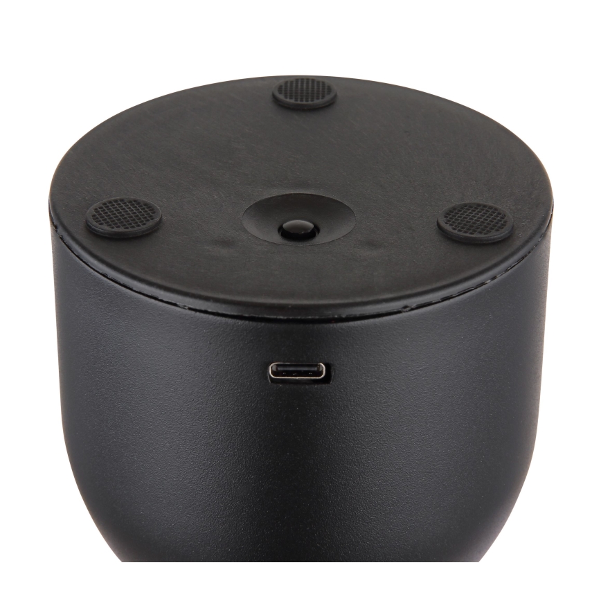 Globo - LED Prigušiva stona lampa na dodir LED/2,5W/3,7V 2700/4000/6500K 1800 mAh USB crno