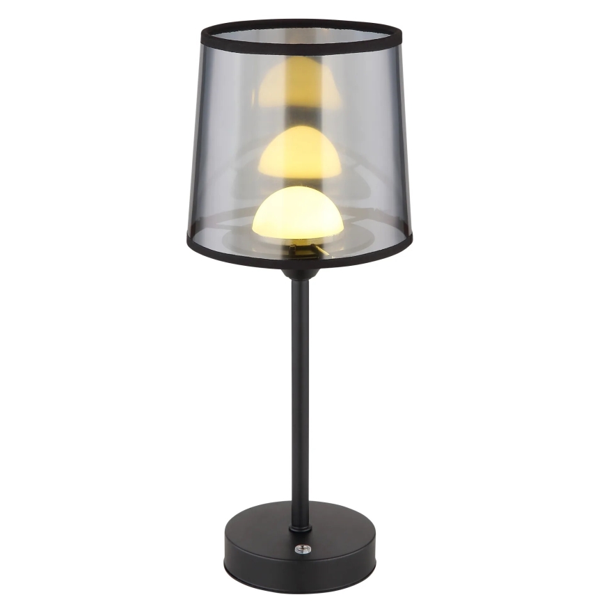 Globo - LED Prigušiva punjiva dodirna stona lampa LED/2,5W/3,7V 2700/4000/6500K 1800 mAh crno