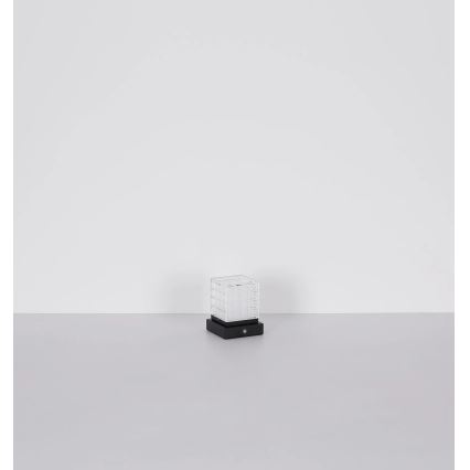 Globo - LED Prigušiva stona lampa na dodir LED/2,5W/3,7V 2700K/4000K/6500K 1800 mAh USB crno