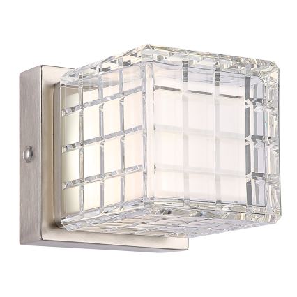 Globo - LED Prigušiva stona lampa na dodir LED/2,5W/3,7V 2700K/4000K/6500K 1800 mAh USB mat krom
