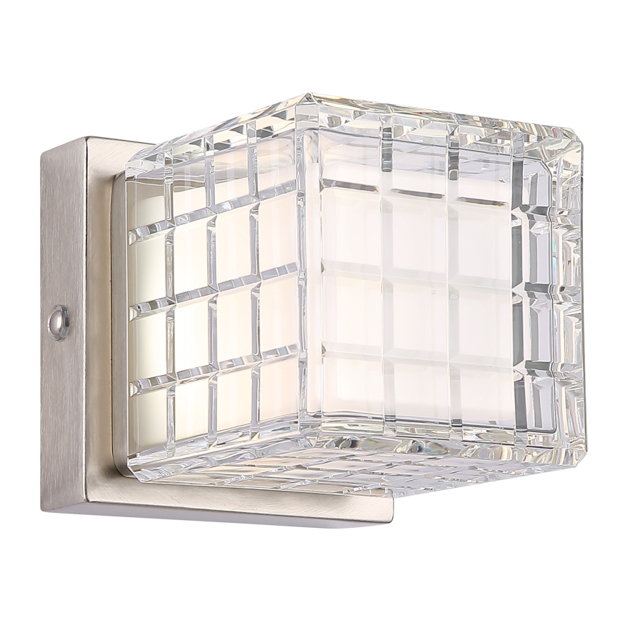 Globo - LED Prigušiva stona lampa na dodir LED/2,5W/3,7V 2700K/4000K/6500K 1800 mAh USB mat krom