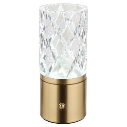 Globo - LED Prigušiva stona lampa na dodir LED/2,5W/3,7V 2700K/4000K/6500K 1800 mAh USB zlatna