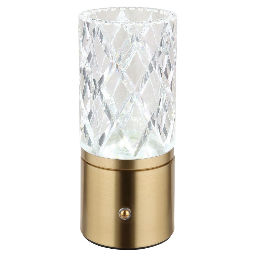 Globo - LED Prigušiva stona lampa na dodir LED/2,5W/3,7V 2700K/4000K/6500K 1800 mAh USB zlatna