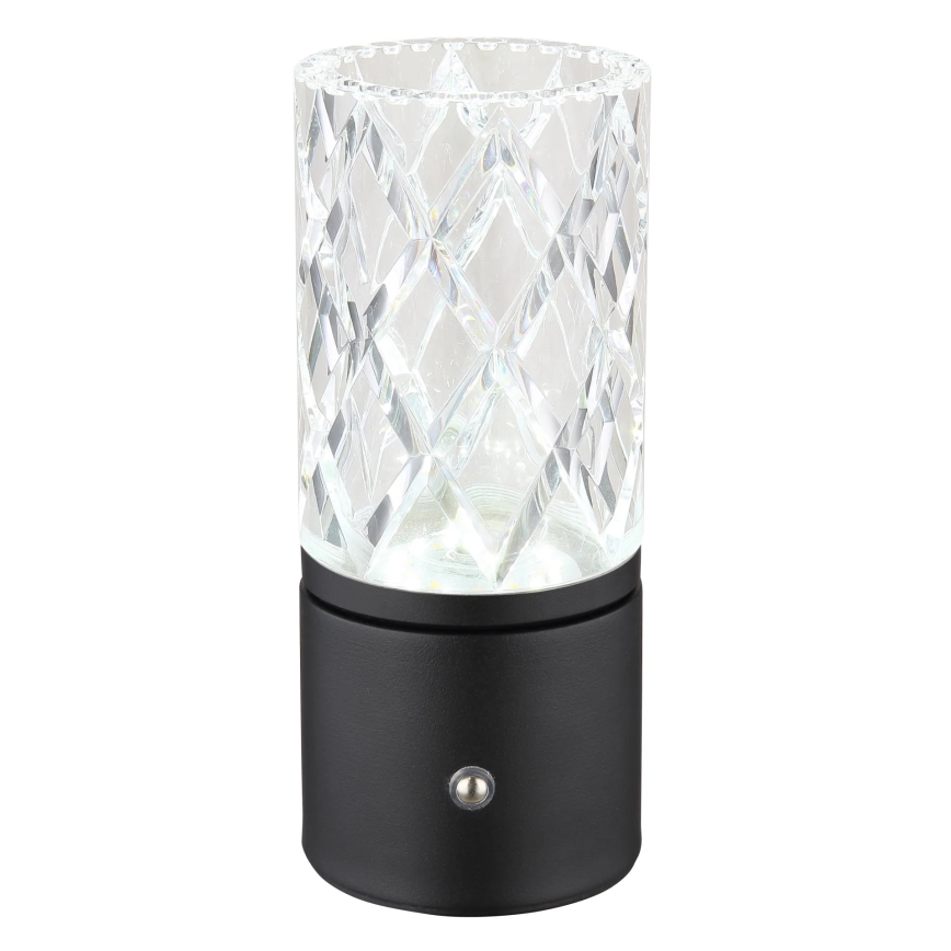 Globo - LED Prigušiva stona lampa na dodir LED/2,5W/3,7V 2700K/4000K/6500K 1800 mAh USB crno