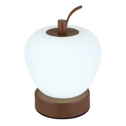 Globo - LED Prigušiva stona lampa na dodir LED/2W/3,7V 2700K/4000K/6500K 1200 mAh USB braon