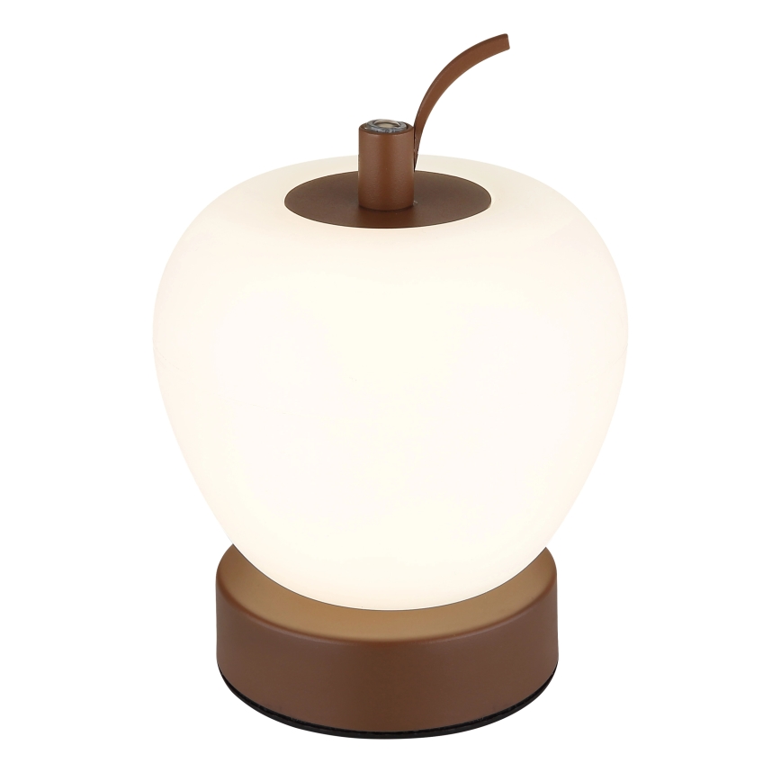 Globo - LED Prigušiva stona lampa na dodir LED/2W/3,7V 2700K/4000K/6500K 1200 mAh USB braon