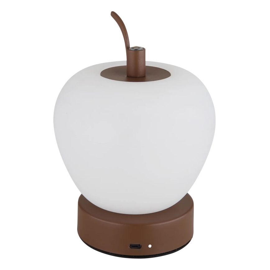 Globo - LED Prigušiva stona lampa na dodir LED/2W/3,7V 2700K/4000K/6500K 1200 mAh USB braon