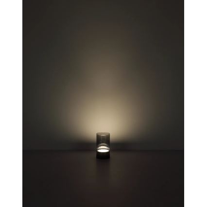 Globo - LED Vanjska prigušivi punjiva dodirna stona lampa LED/2W/3,7V 2700/4000/6500K 1200mAh IP44 sivo