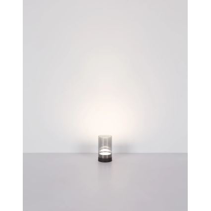 Globo - LED Vanjska prigušivi punjiva dodirna stona lampa LED/2W/3,7V 2700/4000/6500K 1200mAh IP44 sivo
