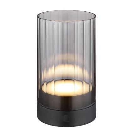 Globo - LED Vanjska prigušivi punjiva dodirna stona lampa LED/2W/3,7V 2700/4000/6500K 1200mAh IP44 sivo