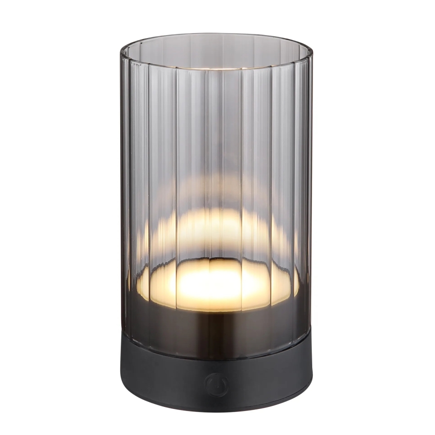 Globo - LED Vanjska prigušivi punjiva dodirna stona lampa LED/2W/3,7V 2700/4000/6500K 1200mAh IP44 sivo