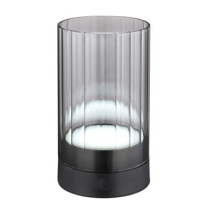 Globo - LED Vanjska prigušivi punjiva dodirna stona lampa LED/2W/3,7V 2700/4000/6500K 1200mAh IP44 sivo
