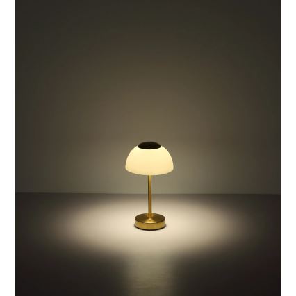 Globo - LED Prigušiva punjiva stona lampa LED/2,5W/5V 1800mAh 2700K/4000K/6500K mesing