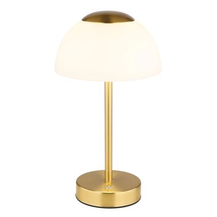 Globo - LED Prigušiva punjiva stona lampa LED/2,5W/5V 1800mAh 2700K/4000K/6500K mesing