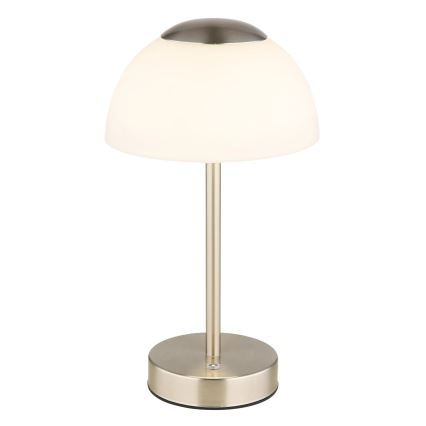 Globo - LED Prigušiva punjiva stona lampa LED/2,5W/5V 1800mAh 2700K/4000K/6500K mat krom