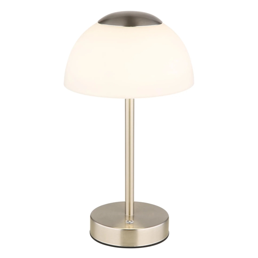 Globo - LED Prigušiva punjiva stona lampa LED/2,5W/5V 1800mAh 2700K/4000K/6500K mat krom