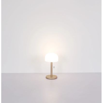 Globo - LED Punjiva stona lampa LED/1,5W/3,7V 3000/4200/6000K 1800mAh braon