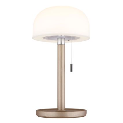 Globo - LED Punjiva stona lampa LED/1,5W/3,7V 3000/4200/6000K 1800mAh braon