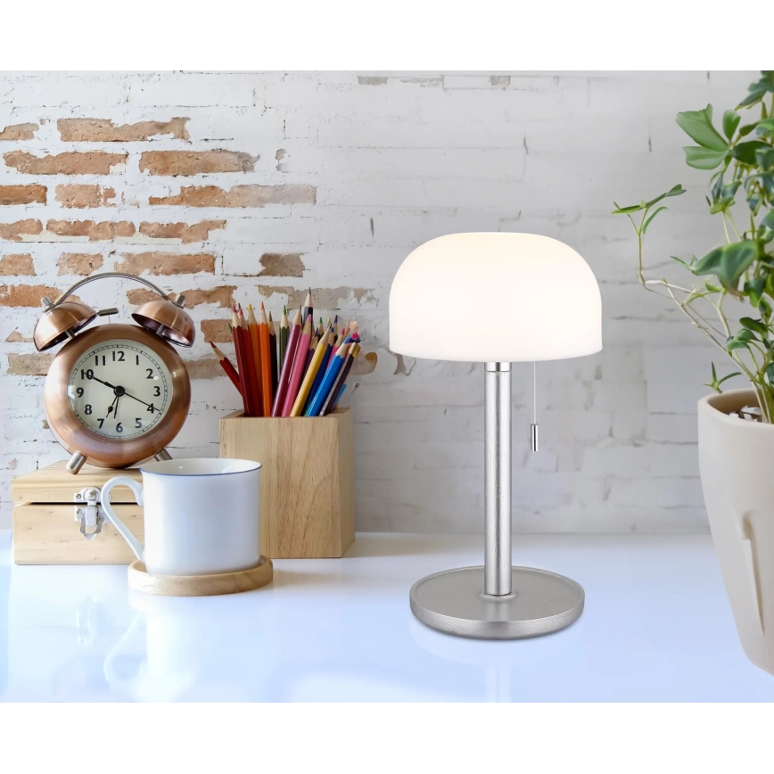 Globo - LED Punjiva stona lampa LED/1,5W/3,7V 3000/4200/6000K 1800mAh srebrno