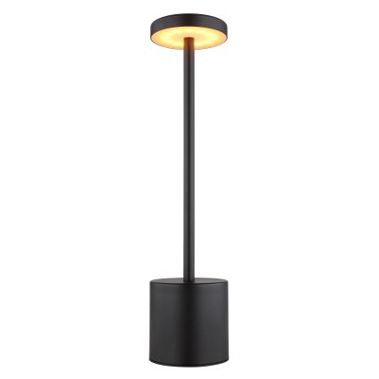 Globo - LED Prigušiva stona lampa na dodir LED/1,2W/3,7V 2000K/3500K/7000K 1200 mAh USB crno