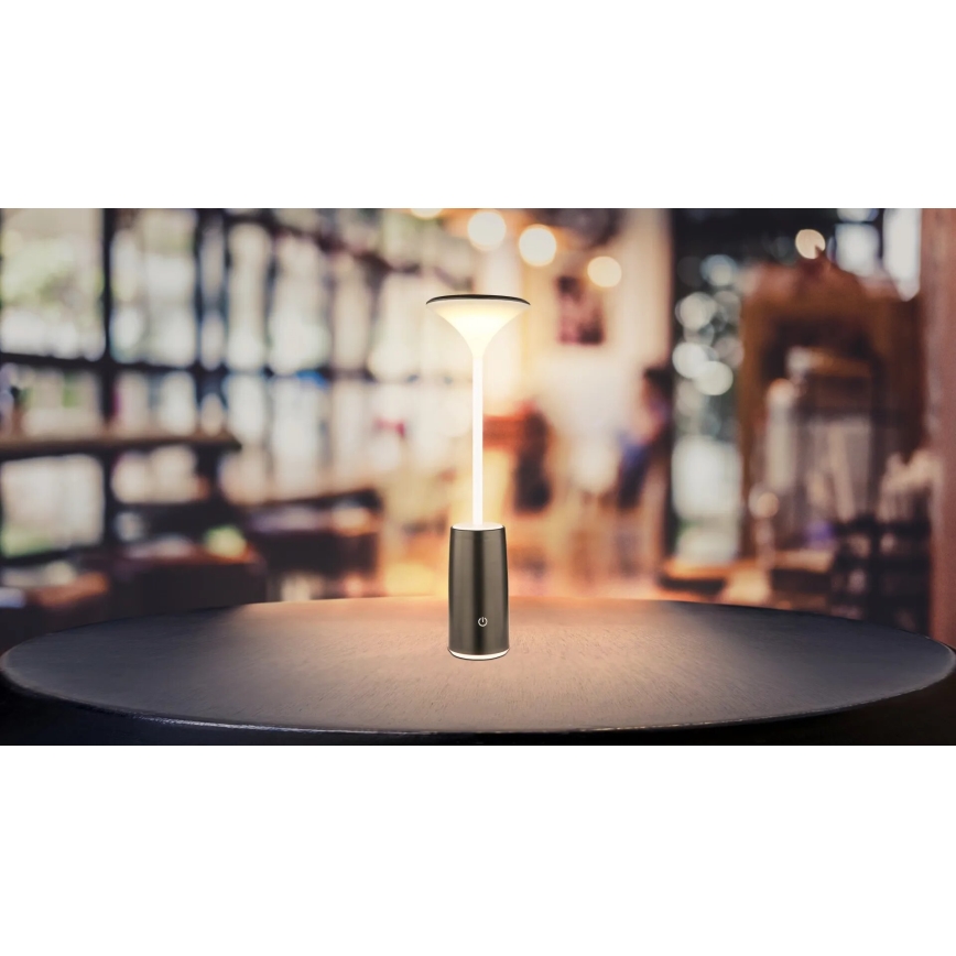 Globo - LED Prigušiva punjiva dodirna stona lampa LED/1,2W/3,7V 3000K 1500mAh crno
