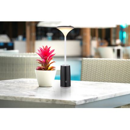 Globo - LED Prigušiva punjiva dodirna stona lampa LED/1,2W/3,7V 3000K 1500mAh crno