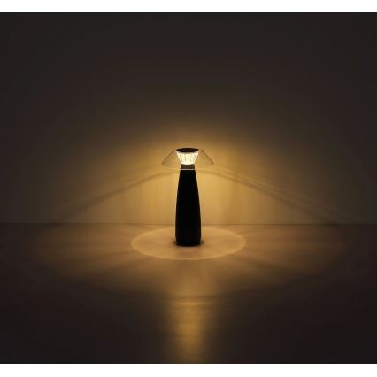 Globo - LED Prigušiva punjiva dodirna stona lampa LED/1W/3,7V 3000K 1200mAh crno