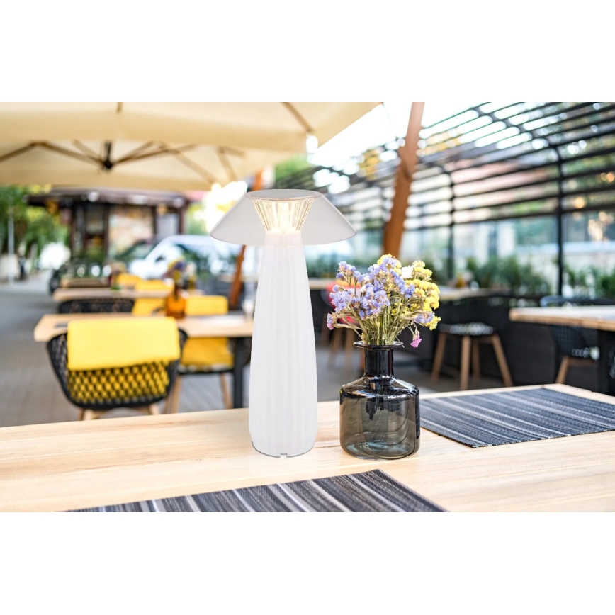 Globo - LED Prigušiva punjiva dodirna stona lampa LED/1W/3,7V 3000K 1200mAh bela