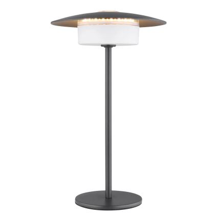 Globo - LED spoljna punjiva dodirna stona lampa LED/3W/3,7V 1800/2700/3000K IP44 1800 mAh siva