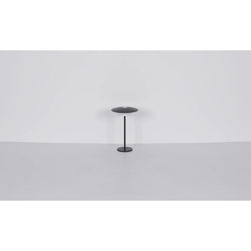 Globo - LED spoljašnja punjiva dodirna stona lampa LED/3W/3,7V 1800/2700/3000K IP44 1800 mAh crna