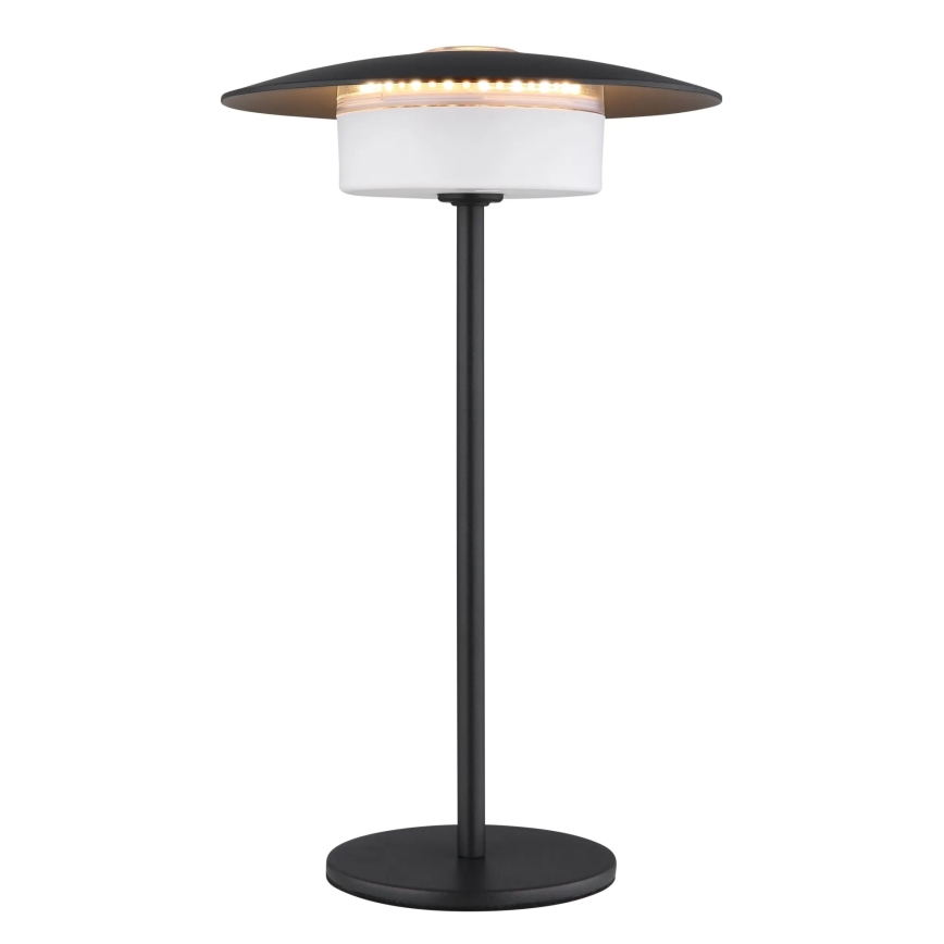 Globo - LED spoljašnja punjiva dodirna stona lampa LED/3W/3,7V 1800/2700/3000K IP44 1800 mAh crna