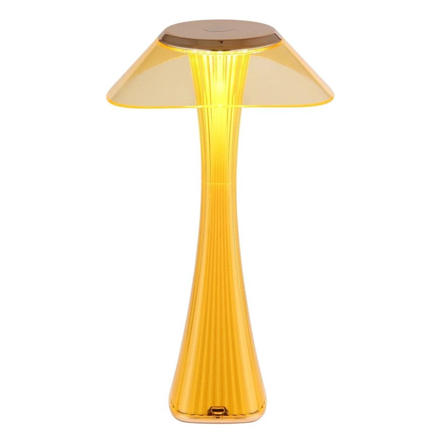 Globo - LED Prigušiva punjiva stona lampa LED/2,5W/3,7V 1200mAh 2700K/4500K/6500K zlatna