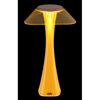 Globo - LED Prigušiva punjiva stona lampa LED/2,5W/3,7V 1200mAh 2700K/4500K/6500K zlatna