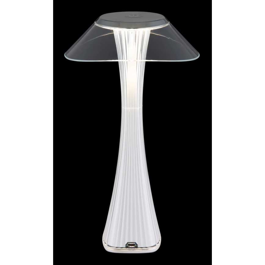 Globo - LED Prigušiva punjiva stona lampa LED/2,5W/3,7V 1200mAh 2700K/4500K/6500K bela