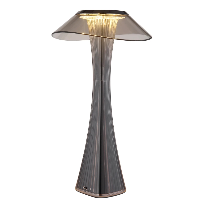 Globo - LED Prigušiva punjiva stona lampa LED/2,5W/3,7V 1200mAh 2700K/4500K/6500K crno