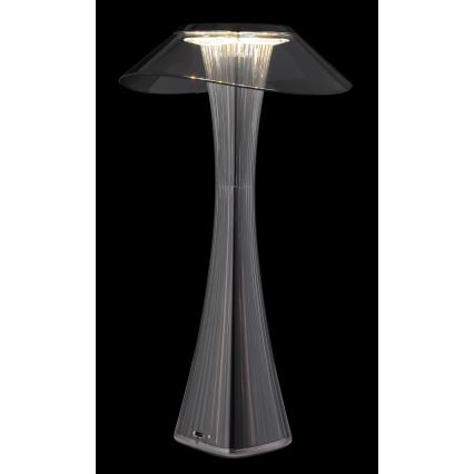 Globo - LED Prigušiva punjiva stona lampa LED/2,5W/3,7V 1200mAh 2700K/4500K/6500K crno