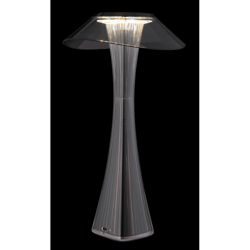 Globo - LED Prigušiva punjiva stona lampa LED/2,5W/3,7V 1200mAh 2700K/4500K/6500K crno