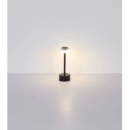 Globo - LED Prigušiva punjiva dodirna stona lampa LED/2,5W/3,7V 2700/4000/6500K 1800mAh crno