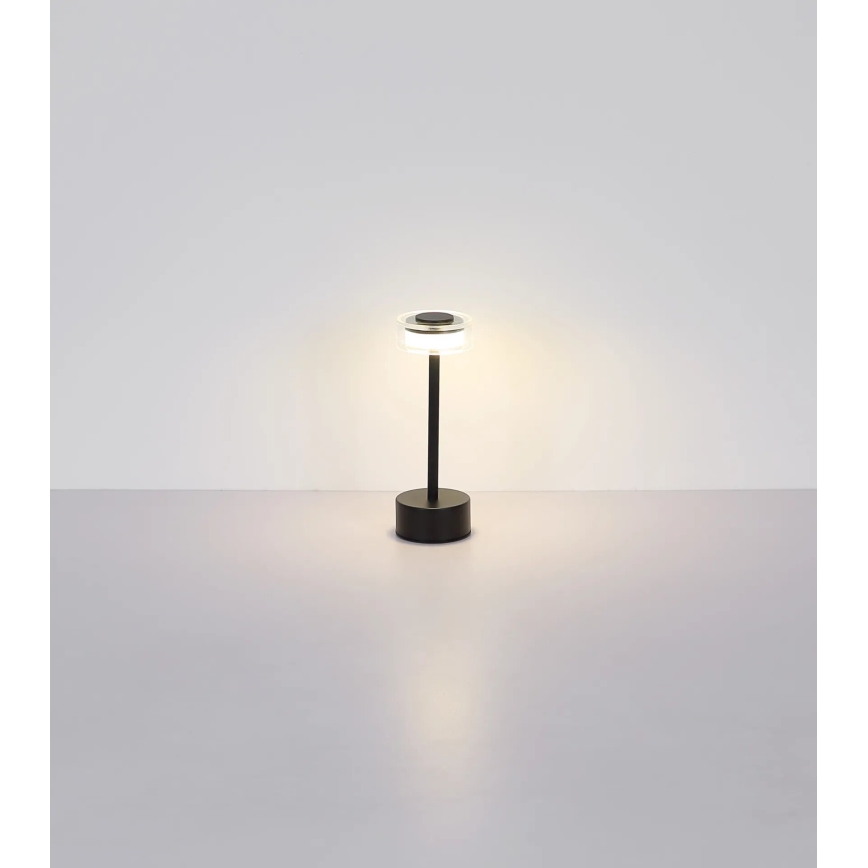 Globo - LED Prigušiva punjiva dodirna stona lampa LED/2,5W/3,7V 2700/4000/6500K 1800mAh crno