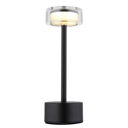 Globo - LED Prigušiva punjiva dodirna stona lampa LED/2,5W/3,7V 2700/4000/6500K 1800mAh crno