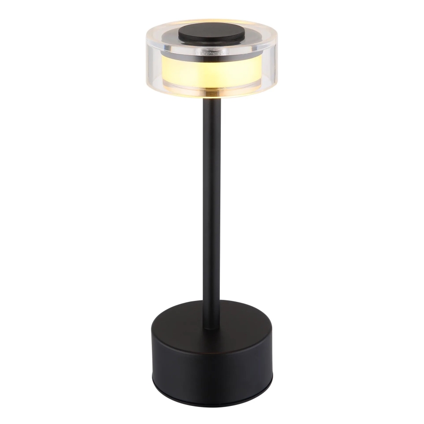 Globo - LED Prigušiva punjiva dodirna stona lampa LED/2,5W/3,7V 2700/4000/6500K 1800mAh crno