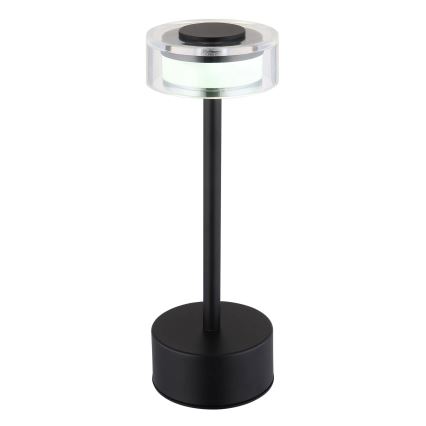 Globo - LED Prigušiva punjiva dodirna stona lampa LED/2,5W/3,7V 2700/4000/6500K 1800mAh crno