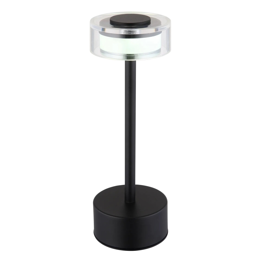 Globo - LED Prigušiva punjiva dodirna stona lampa LED/2,5W/3,7V 2700/4000/6500K 1800mAh crno