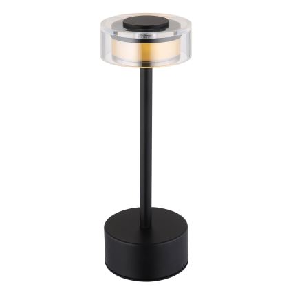 Globo - LED Prigušiva punjiva dodirna stona lampa LED/2,5W/3,7V 2700/4000/6500K 1800mAh crno