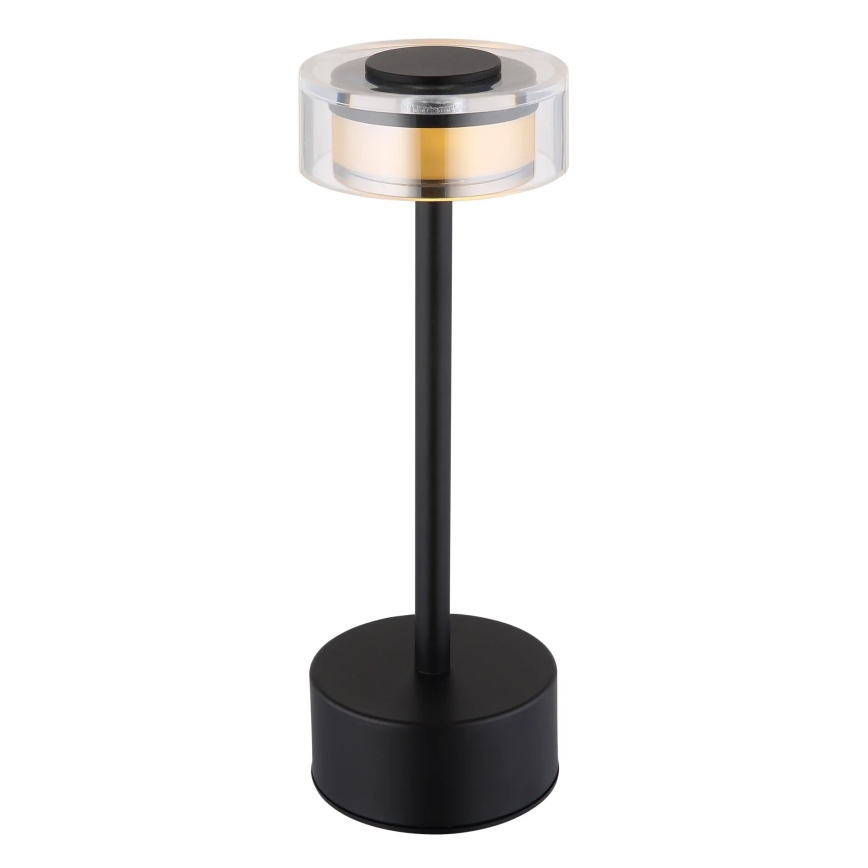 Globo - LED Prigušiva punjiva dodirna stona lampa LED/2,5W/3,7V 2700/4000/6500K 1800mAh crno